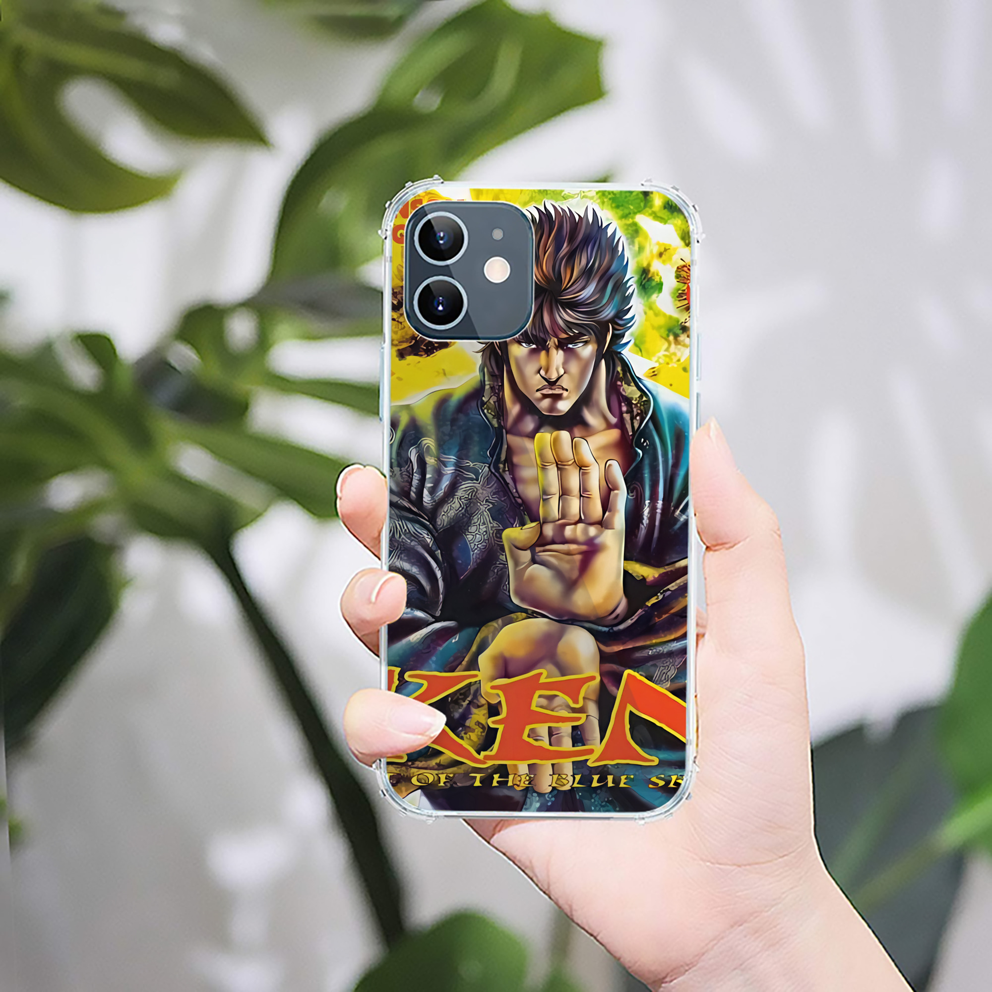 （画像用） 北斗の拳 Fist of the North Star 【iPhone 12シリーズ対応】透明スマホケース（クリアソフトケース）
